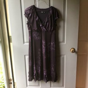 Purple formal dress
